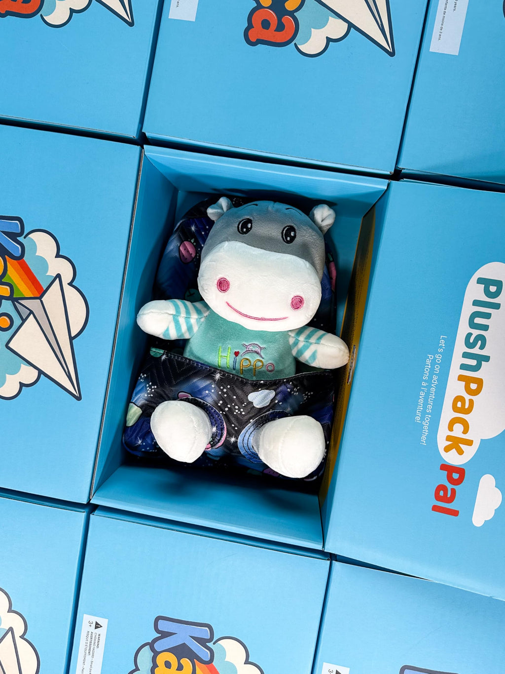 Toto the Hippo - PlushPack Pal 2-in-1 Stuffed Animal Backpack