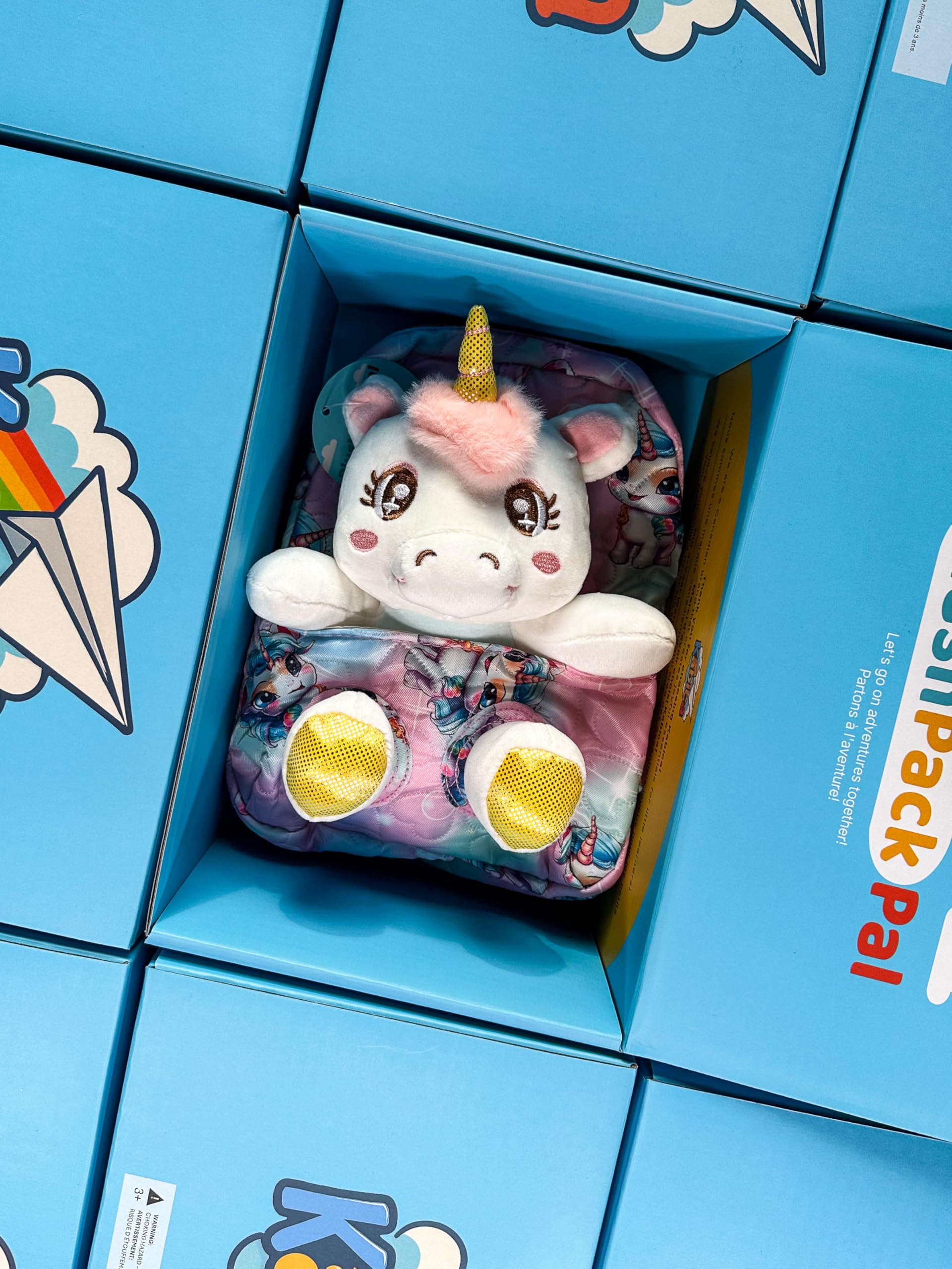 Luna the Unicorn - PlushPack Pal 2-in-1 Stuffed Animal Backpack