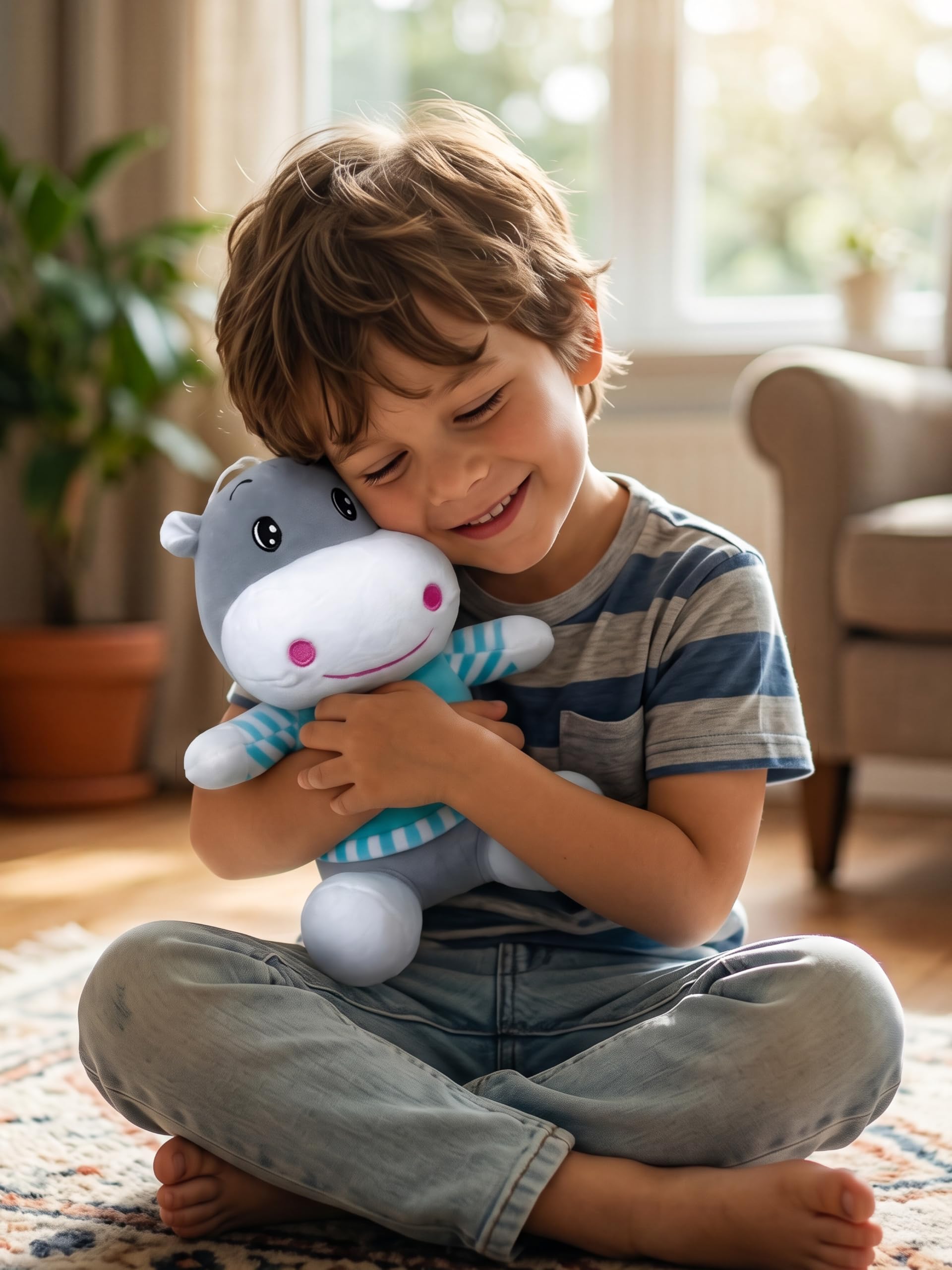 Toto the Hippo - PlushPack Pal 2-in-1 Stuffed Animal Backpack