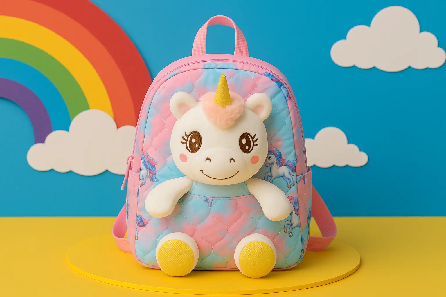PlushPack Pal Unicorn Toddler Backpack Showcase